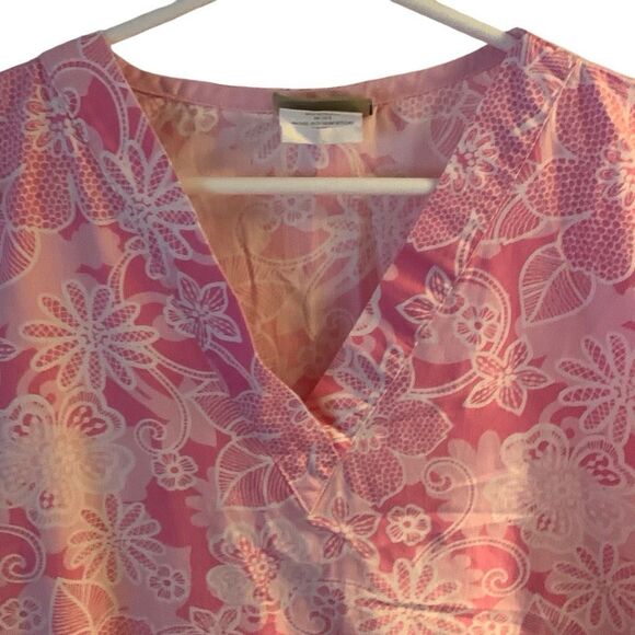 Pre Owned Women’s Tafford Scrub Scrubs Top Sz Med Stylish and Comfortable - Picture 6 of 11